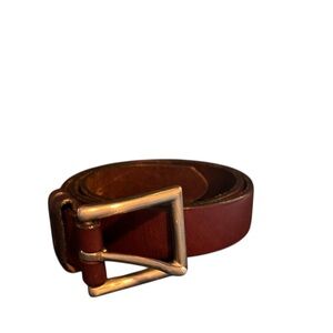 Women’s brown leather vintage gap belt 28